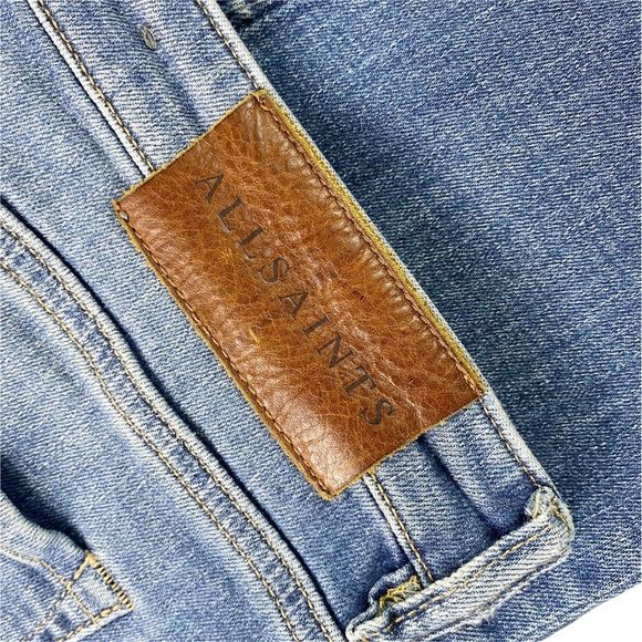 All Saints Ankle-Cropped Fay Jeans - Size 29W - Picture 6 of 8